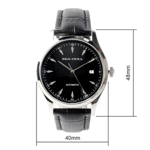 Seagull Black Dial 3 Hands Automatic Men's Watch Sea-gull D819.447