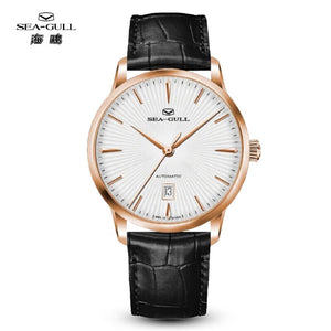 2023 NEW Seagull 40mm ST2130 Simple Bussiness Date Calendar Men's Wristwatch Mechanical Automatic Watch 1134