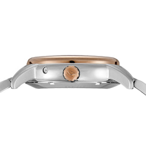 Seagull Flywheel Mechanical Watch Week Date Calendar Automatic Men's Watch 217.425 Exhibition Back