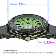 Load image into Gallery viewer, Seagull 72 Grams Lightest Carbon Fiber Ceramic Bezel 44mm Ocean Star Automatic Diving Watch 419.92.1214