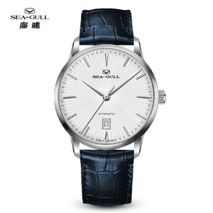 2023 NEW Seagull 40mm ST2130 Simple Bussiness Date Calendar Men's Wristwatch Mechanical Automatic Watch 1134