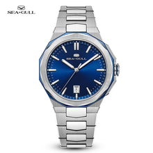 Load image into Gallery viewer, 2023 Seagull 10mm Thin ST18 Polygon Full Stainless Steel Automatic Watch 1140