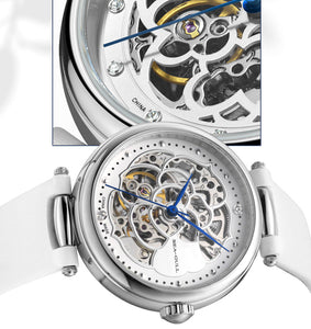 Seagull secret of RHEA series see-through mechanical watch 38mm sapphire crystal