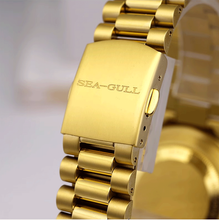 Load image into Gallery viewer, Seagull 18K Gold Logo Diamond Hour 100m WR 39mm Men&#39;s Automatic Watch 510.85.7055V