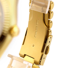 Load image into Gallery viewer, Seagull 18K Gold Logo Diamond Hour 100m WR 39mm Men&#39;s Automatic Watch 510.85.7055V