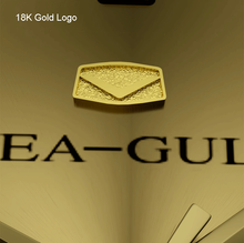 Load image into Gallery viewer, Seagull 18K Gold Logo Diamond Hour 100m WR 39mm Men&#39;s Automatic Watch 510.85.7055V