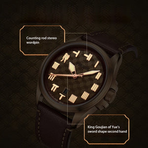 2023 New Seagull 43mm Bronze Case Sword of King Goujian of Yue Mechanical Automatic Watch 1139