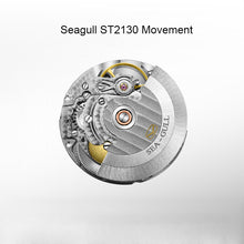 Load image into Gallery viewer, Seagull 42mm 3 Hands Business Men&#39;s Automatic Dress Watch Sapphire Crystal 819.13.1006