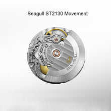 Load image into Gallery viewer, Seagull 42mm Business 3 Hands  Sapphire Crystal Men&#39;s Automatic Dress Watch 819.32.1007