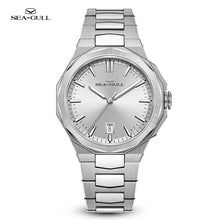 Load image into Gallery viewer, 2023 Seagull 10mm Thin ST18 Polygon Full Stainless Steel Automatic Watch 1140