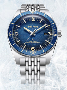 Seagull 40.5mm Vintage Ocean Star Diving Swimming Sport Automatic Watch 1064