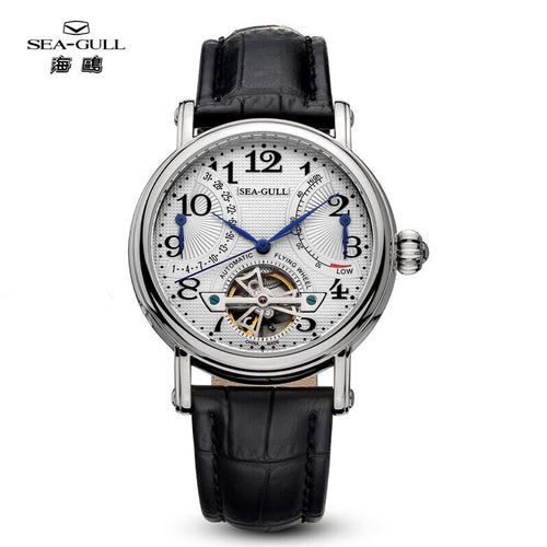 Seagull Flywheel Mechanical Watch Double Retro Day Date Automatic Men's Watch M172S
