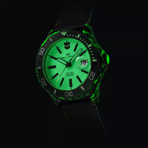 Seagull 72 Grams Lightest Carbon Fiber Ceramic Bezel 44mm Ocean Star Automatic Diving Watch 419.92.1214