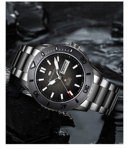 Seagull Dual Calendar Ceramic Bezel 44mm Ocean Star Automatic Diving Watch 1047