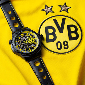 Seagull Borussia Dortmund globle limited edition self winding mechanical men's watch skeleton dial 819.92.5131H total 2588pcs