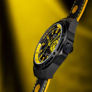 Seagull Borussia Dortmund globle limited edition self winding mechanical men's watch skeleton dial 819.92.5131H total 2588pcs