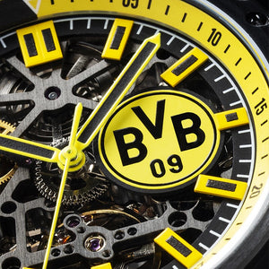 Seagull Borussia Dortmund globle limited edition self winding mechanical men's watch skeleton dial 819.92.5131H total 2588pcs