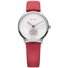 Load image into Gallery viewer, Seagull Ultra Thin 8MM Dynamic Moving Flower Dial Women&#39;s Mechanical Fashion Watch 813.96.5046L