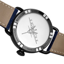 Load image into Gallery viewer, Seagull Military Watch Black PVD Case Auto Date Week Display Mechanical Watch 811.23.5026H