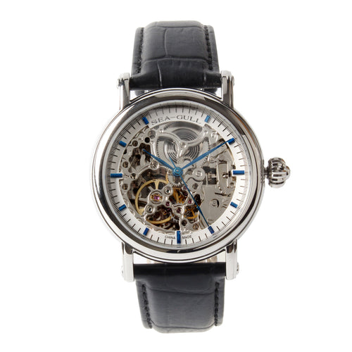 Seagull Skeleton See-Through Window Self Wind Automatic Watch M182SK