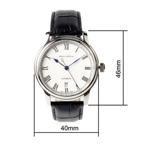 Seagull Roman Numerals ST2130 Watches Self Wind Automatic Men's Mechanical Watch D819.459