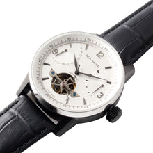 Load image into Gallery viewer, Seagull retro auto date power reserve display automatic watch self wind mechanical 219.327 sapphire crystal leather strap