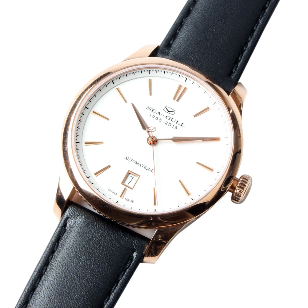 Seagull Ultra Thin 9mm Wristwatch 60th Anniversiry Designer Series ST1812 Movement Self Wind Automatic Men's Watch 519.415