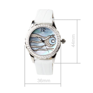Seagull Rhinestones Bezel Mother of Pearl Dial Women Automatic Watch 719.762L