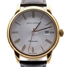 Seagull simple design dress mechanical watch D519.405 sapphire crystal ST2130 movement