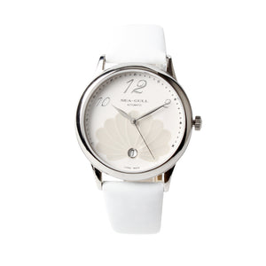 Seagull Auto Date 3 Hands Flower Pattern Automatic Women's Watch 813.93.5012L