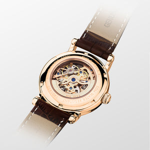 Seagull Unisex Wristwatch See-Through Skeleton Self Wind Mechanical Watch 819.338K / 519.338K