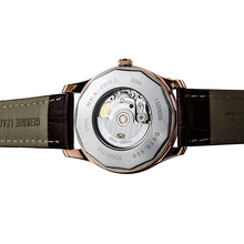 Load image into Gallery viewer, Seagull Gold Tone Black Dial Exhibition Back Automatic Men&#39;s Watch Sea-gull D519.438